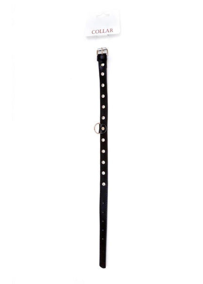 3-Bdsm bondage dominacja obroża 2cm skórzana srebrny-3