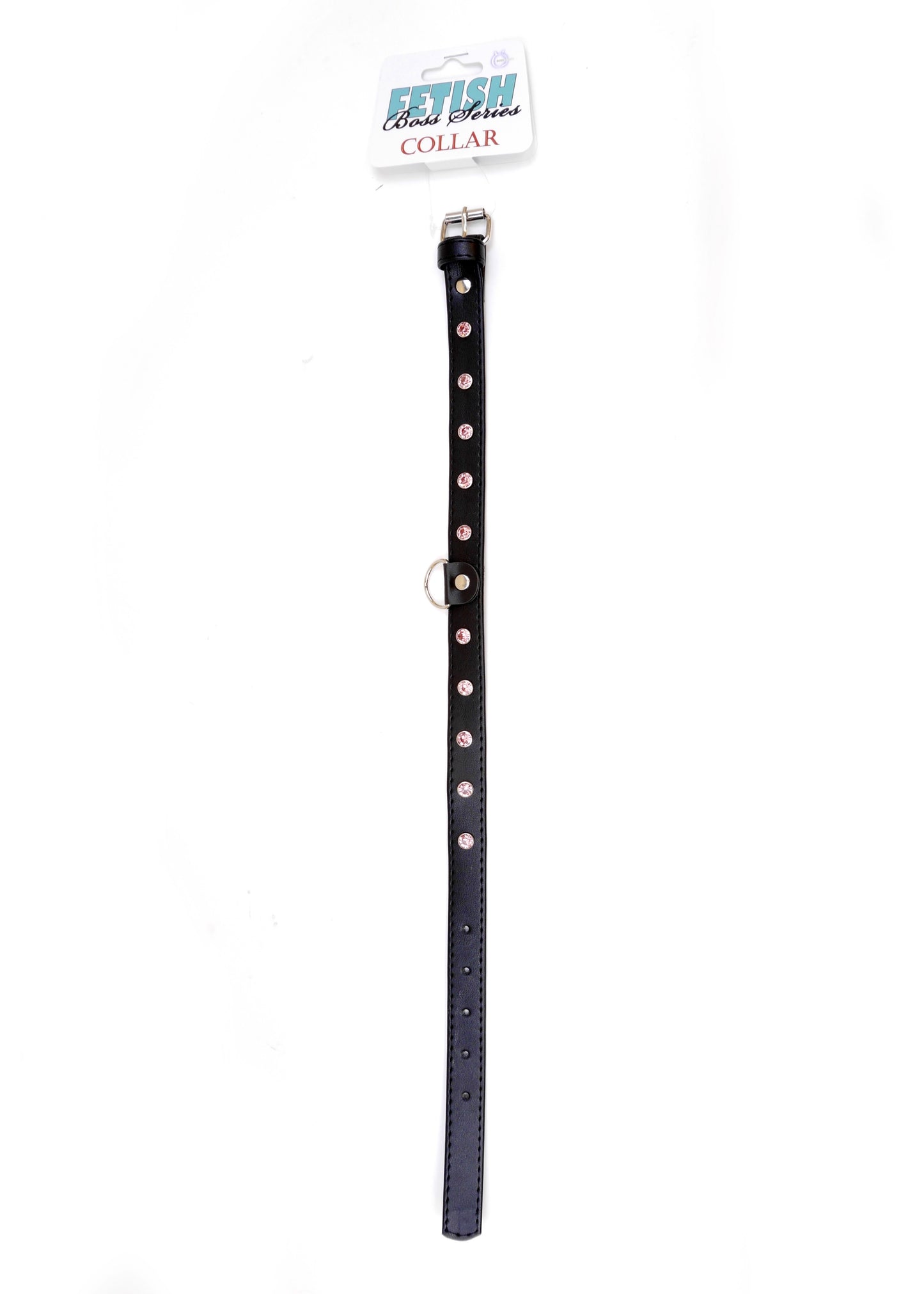 4-Bdsm bondage dominacja obroża 2cm skórzana róż-4