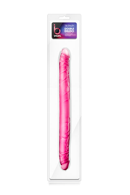 6-Dildo-B YOURS 16INCH DOUBLE DILDO PINK-6