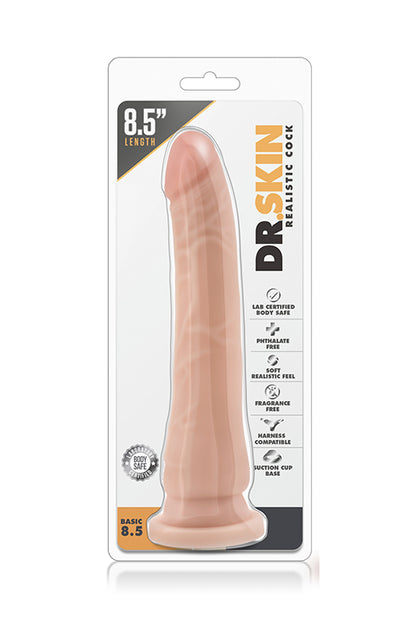3-Dildo-dr. skin realistic cock basic 8.5 beige-3