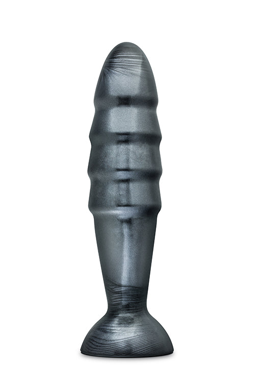 2-Czarny gruby silikonowy plug zatyczka korek analny-2