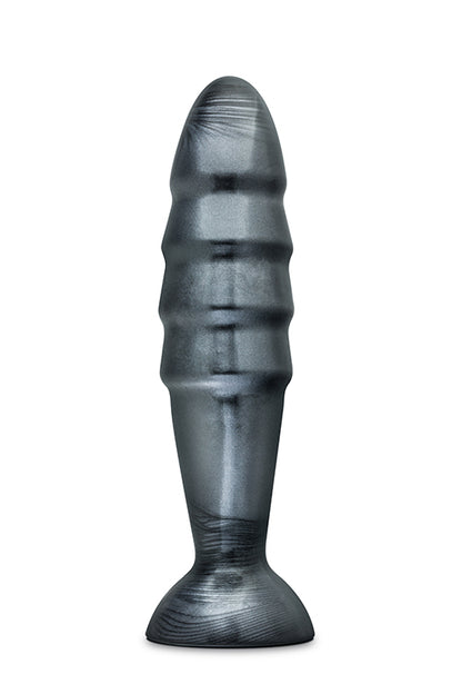 2-Czarny gruby silikonowy plug zatyczka korek analny-2