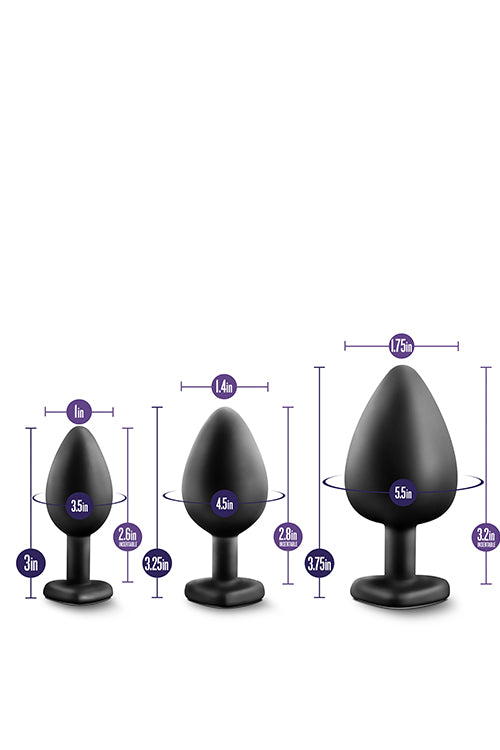 11-LUXE BLING PLUGS TRAINING KIT WHITE GEMS-11