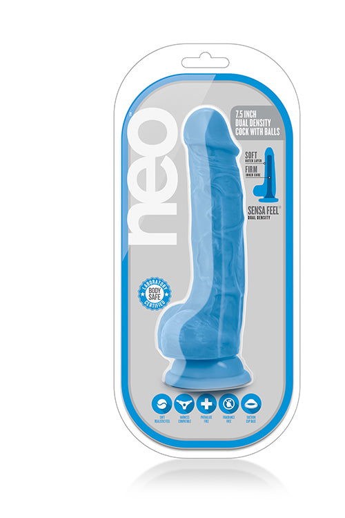 4-Neo 7.5inch dual density cock w. balls-4