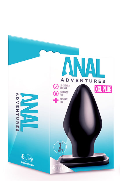 6-ANAL ADVENTURES XXL PLUG BLACK-6