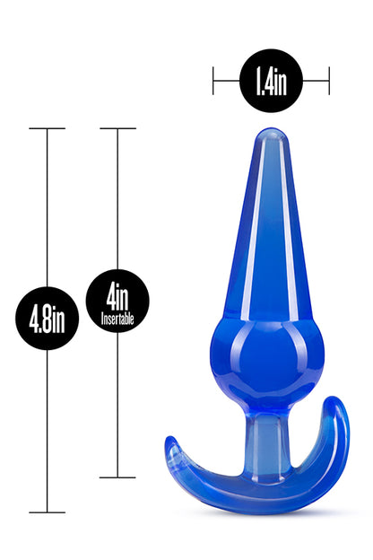 9-B YOURS LARGE ANAL PLUG BLUE-9