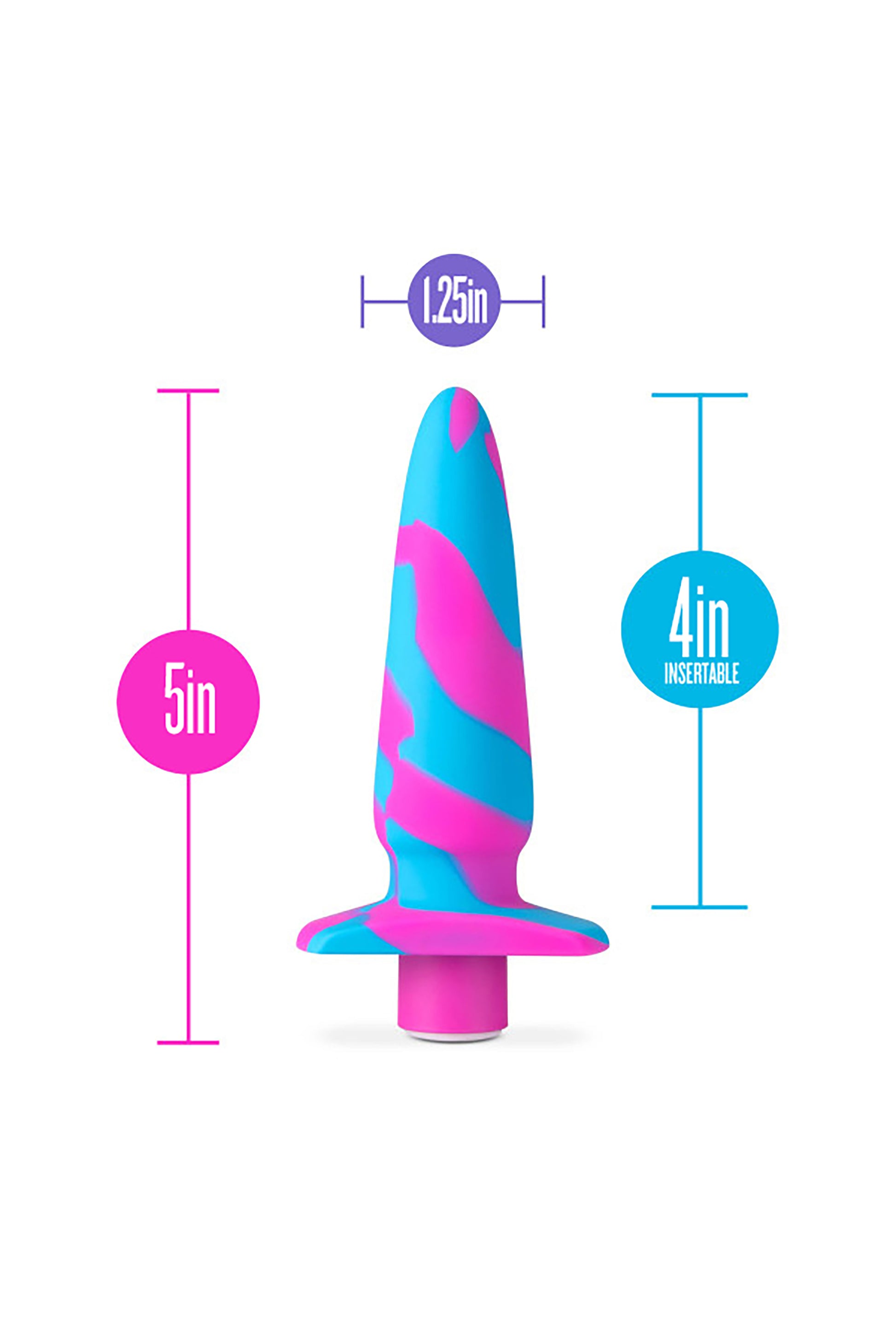 7-Kolorowy silikonowy korek zatyczka analna plug-7
