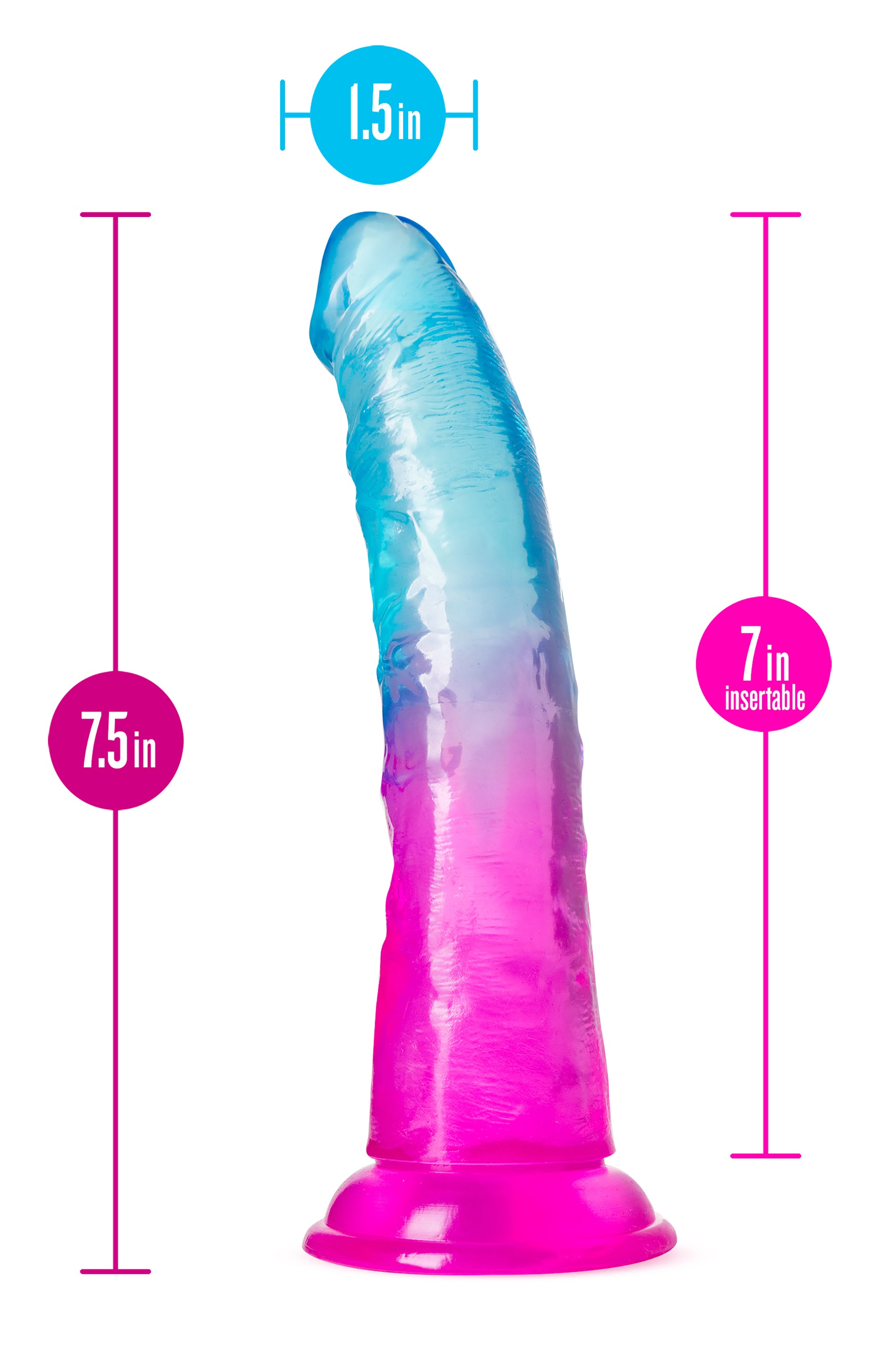 5-B YOURS BEAUTIFUL SKY 7 INCH DILDO SUNSET-5