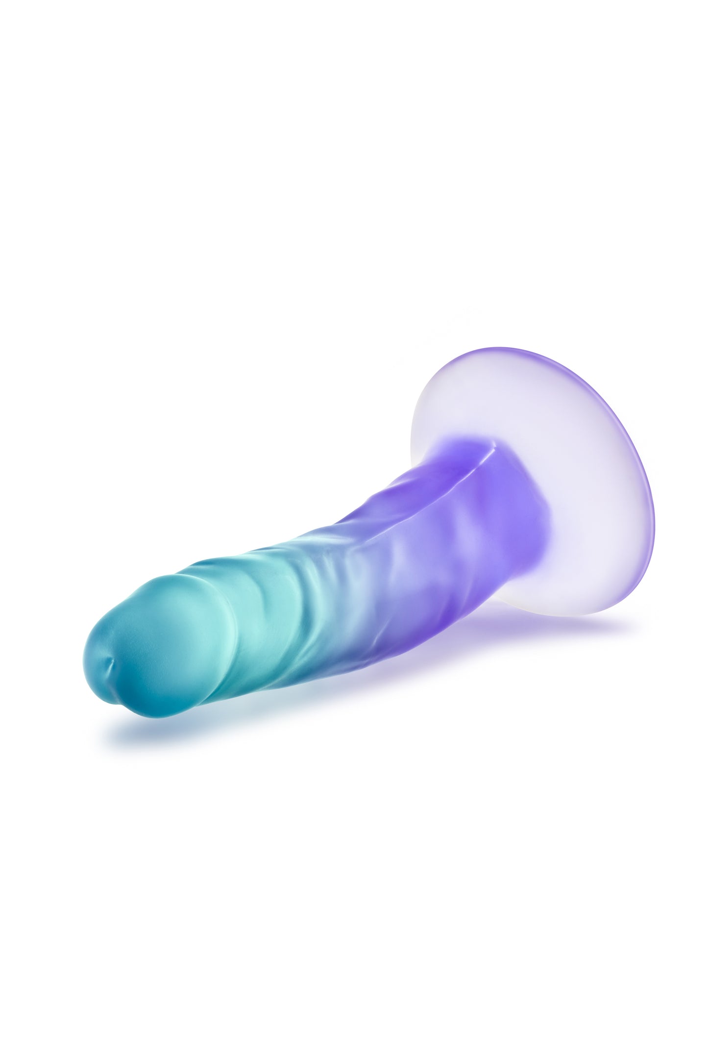 3-B YOURS MORNING DEW 5 INCH DILDO SAPPHIRE-3
