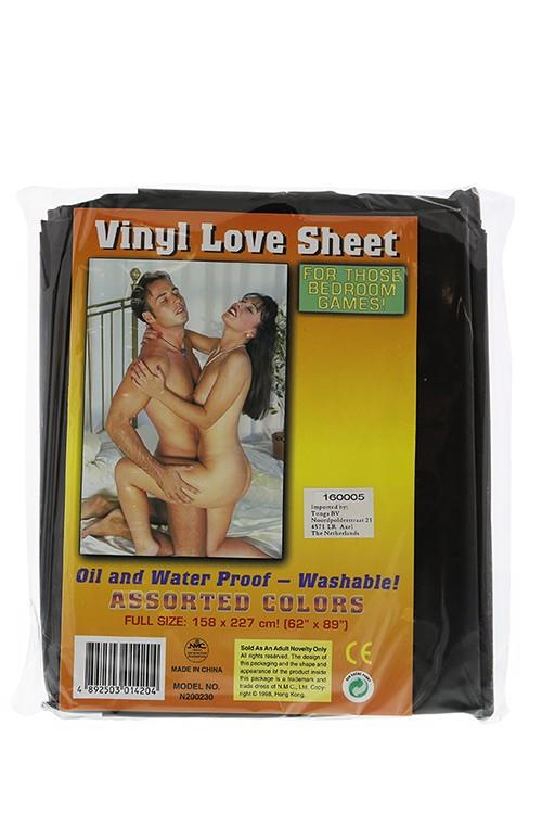 1-VINYL BED SHEET BLACK 158x227CM-1