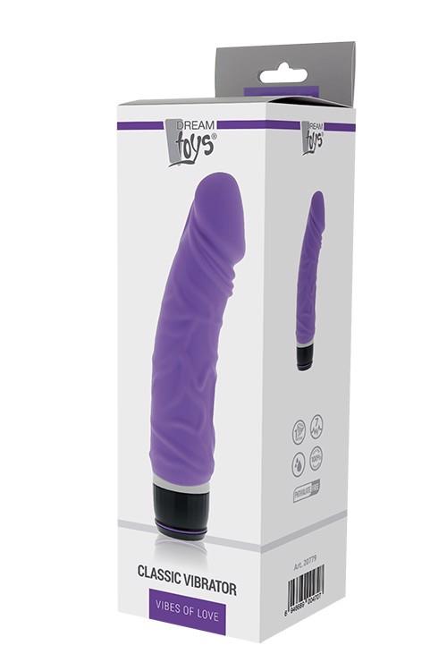 1-Klasyczny naturalny penis wibrator 7trybów silikon-1