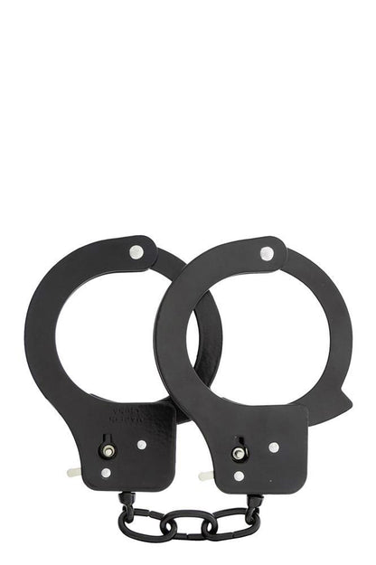 3-Kajdanki-BONDX METAL CUFFS - BLACK-3