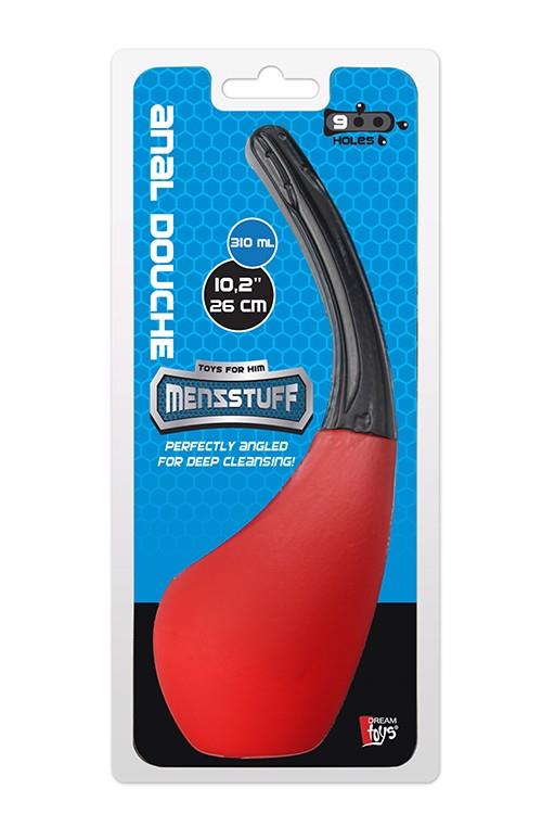 1-Anal/hig-Irygator-MENZSTUFF 310 ML ANAL DOUCHE RED/BLACK-1