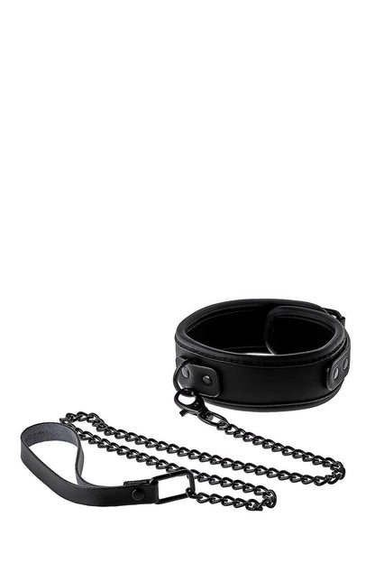 3-Obroża z łańcuchem smyczą dominacja bdsm bondage-3