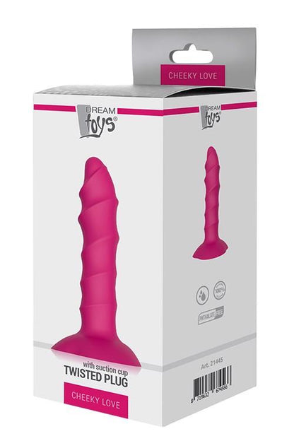 1-Plug-DREAM TOYS TWISTED PLUG WITH SUCTION CUP-1