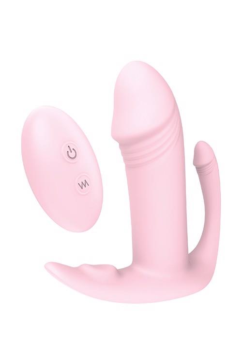 3-Plug/vibr-DREAM TOYS REMOTE TRI-PLEASURER-3