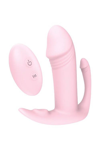 3-Plug/vibr-DREAM TOYS REMOTE TRI-PLEASURER-3