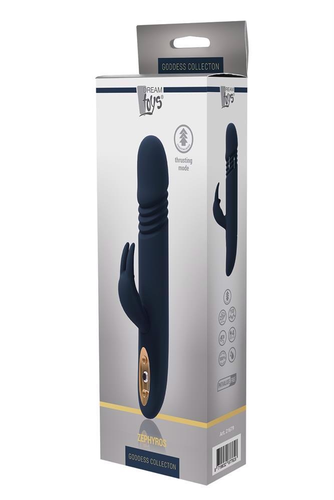 2-Wibrator króliczek posuwisty sex 10 trybów 23cm-2