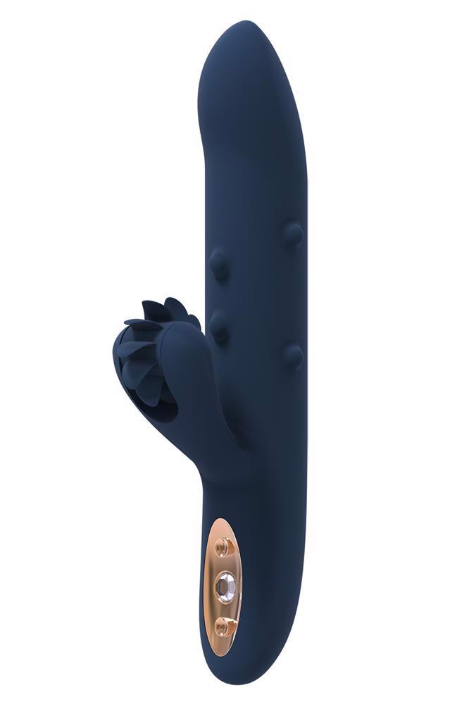 4-Wibrator ze stymulatorem łechtaczki oralnym 23cm-4