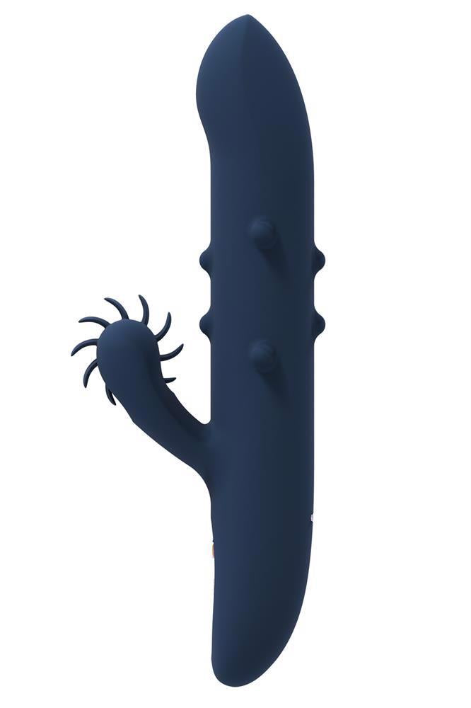 7-Wibrator ze stymulatorem łechtaczki oralnym 23cm-7