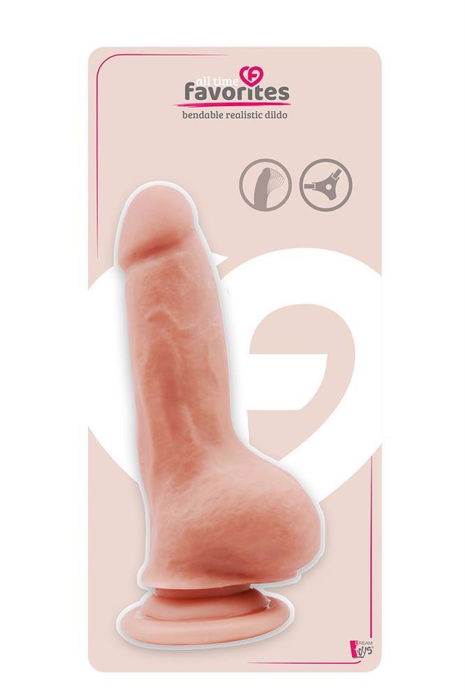 2-ALL TIME FAVORITES BENDABLE DILDO FLESH-2