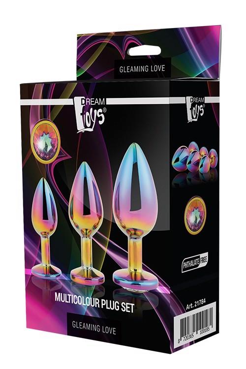 2-GLEAMING LOVE MULTICOLOUR PLUG SET-2