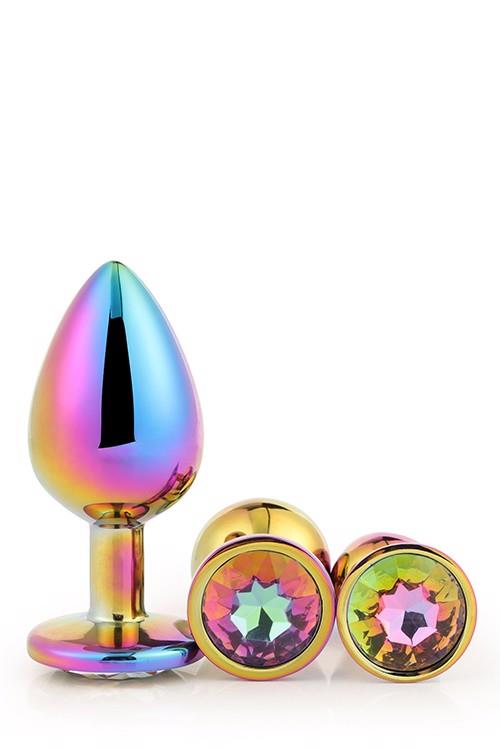 4-GLEAMING LOVE MULTICOLOUR PLUG SET-4