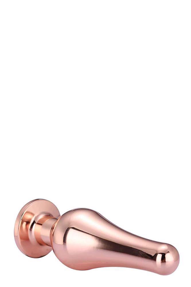 9-GLEAMING LOVE ROSE GOLD PLEASURE PLUG M-9