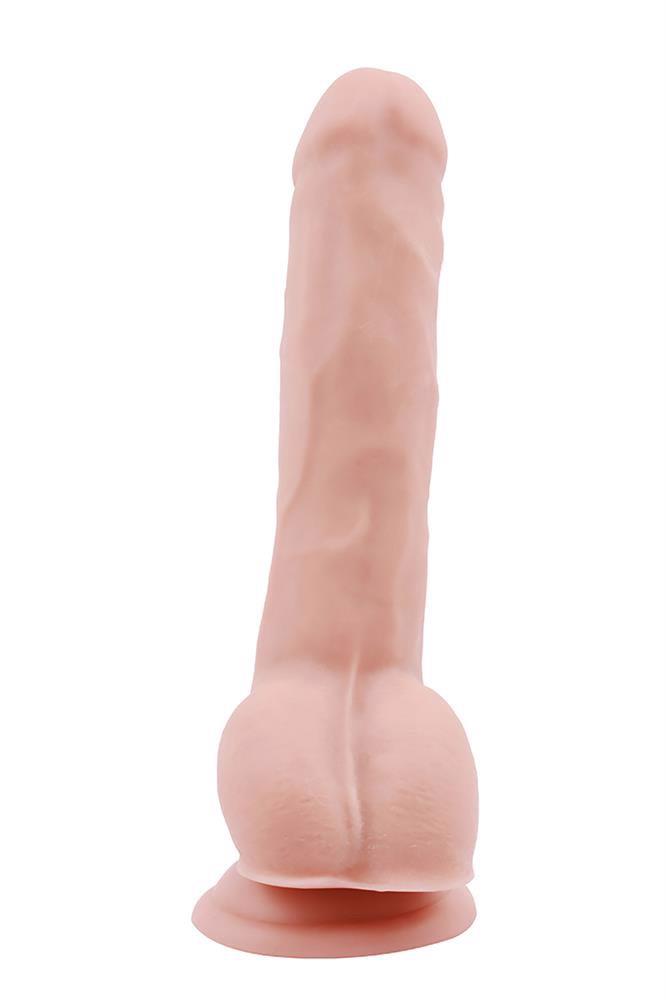 8-Dildo duże żylaste penis z mocną przyssawką 23 cm-8