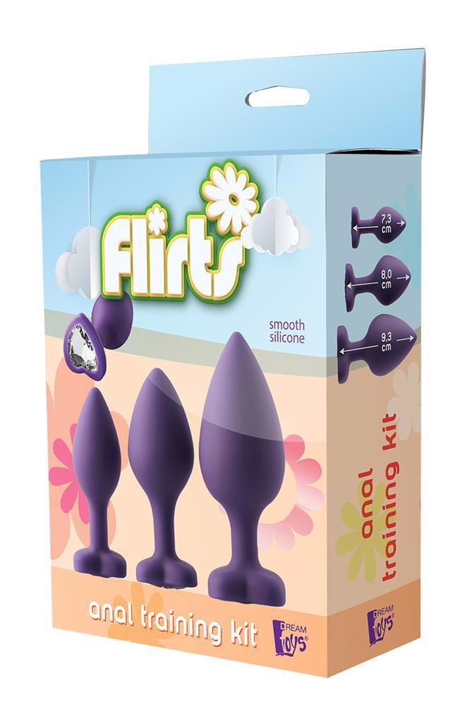 5-Zestaw 3x korek analny ozdobny diament sex plug-5