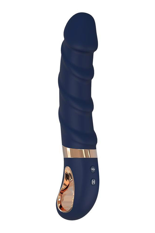 1-Realistyczny wibrator podgrzewany 23cm 10 trybów-1