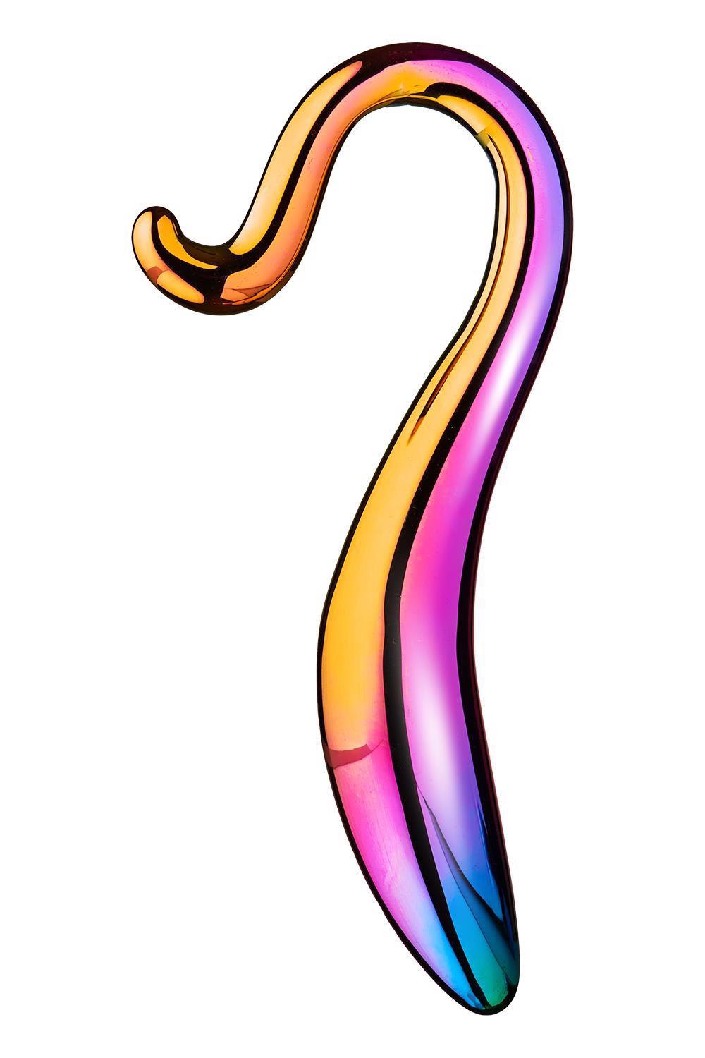 10-Dildo szklane zakręcone eleganckie bezpieczne 18cm-10
