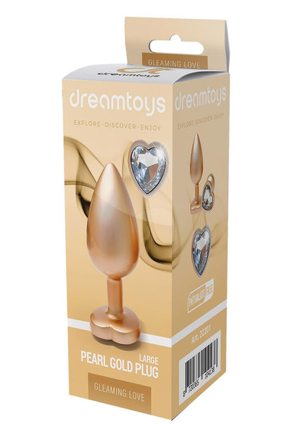 1-GLEAMING LOVE MATTE GOLD PLUG LARGE-1