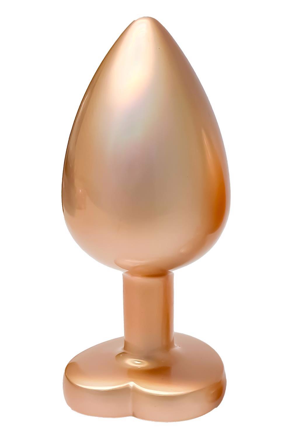 2-GLEAMING LOVE MATTE GOLD PLUG LARGE-2