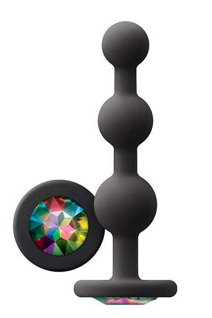 3-GLAMS RIPPLE RAINBOW GEM BLACK-3