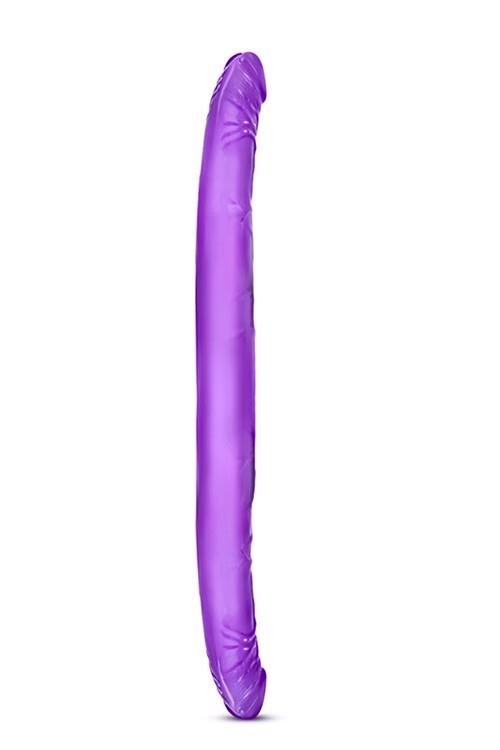 2-Silikonowe dildo żylaste do podwójnej penetracji-2