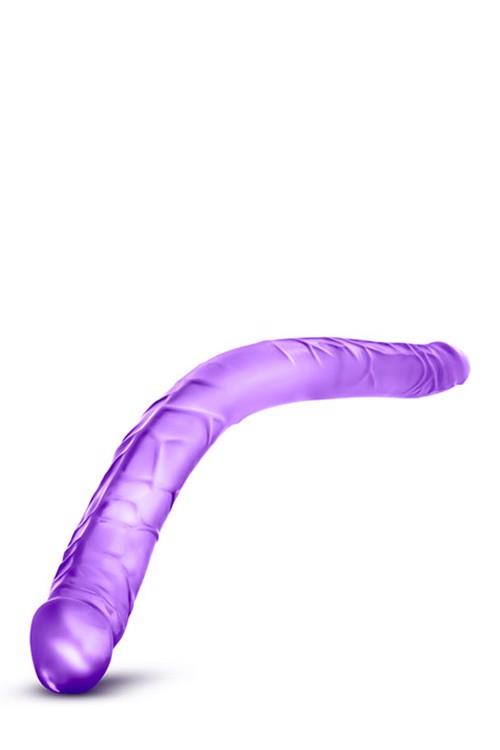 4-Silikonowe dildo żylaste do podwójnej penetracji-4