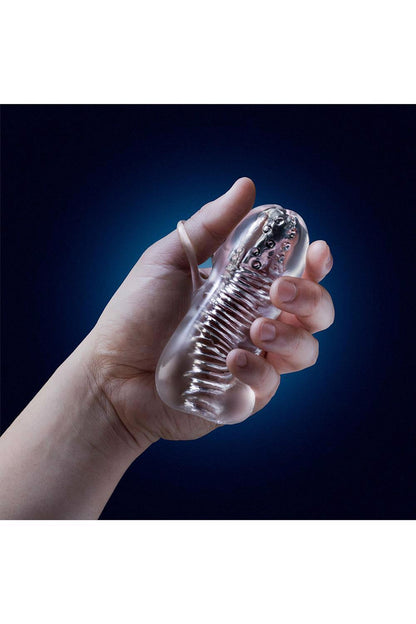 9-Masturbator-M FOR MEN HAND TOOL CLEAR-9