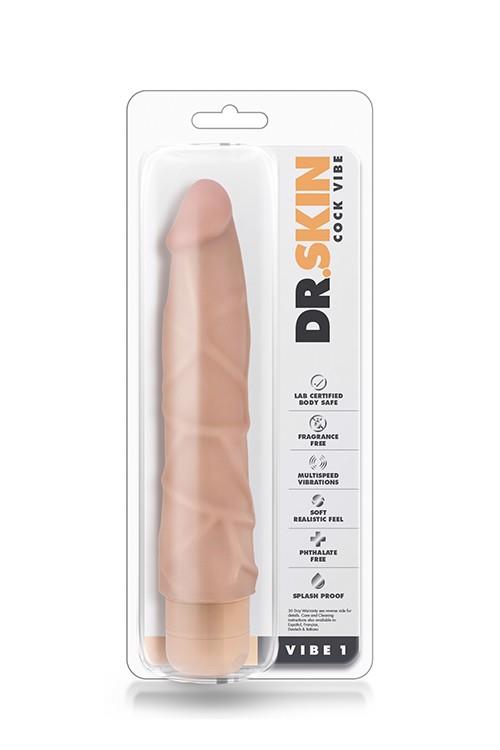 1-Realistyczny naturalny wibrator regulowany 19 cm-1