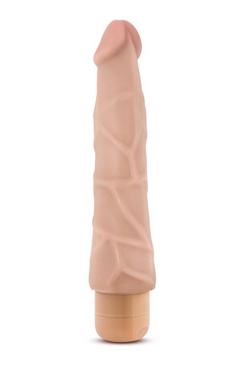 3-Realistyczny naturalny wibrator regulowany 19 cm-3