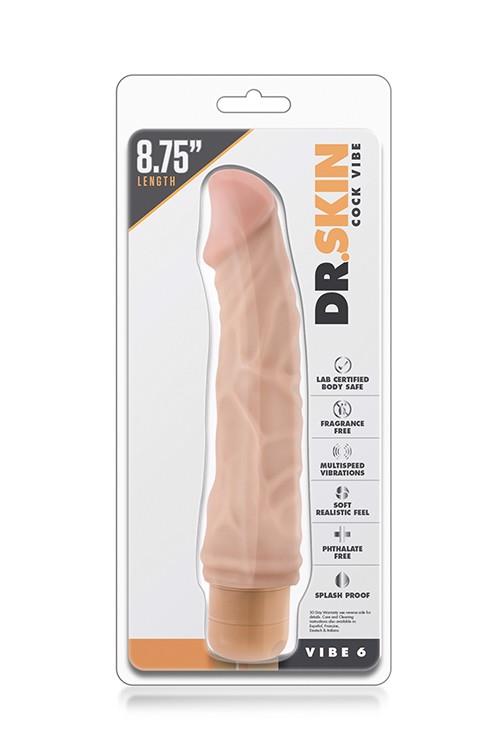 1-Wibrator realistyczny sex gadżet pod prysznic 22cm-1