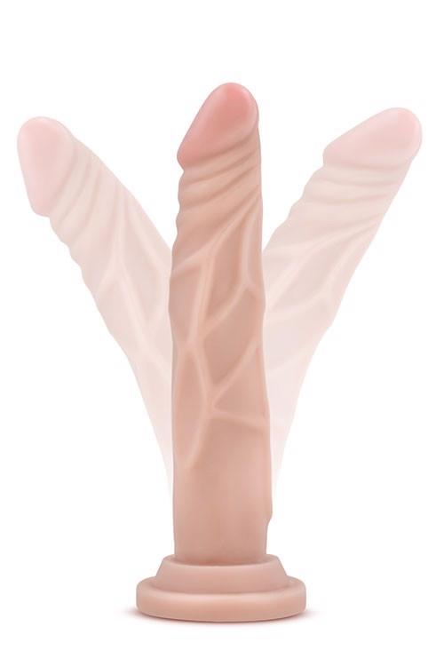 4-Realistyczny penis z żyłami dildo przyssawka 19cm-4