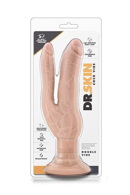 1-Wibrator-MR. SKIN COCK VIBES DOUBLE VIBE BEIGE-1