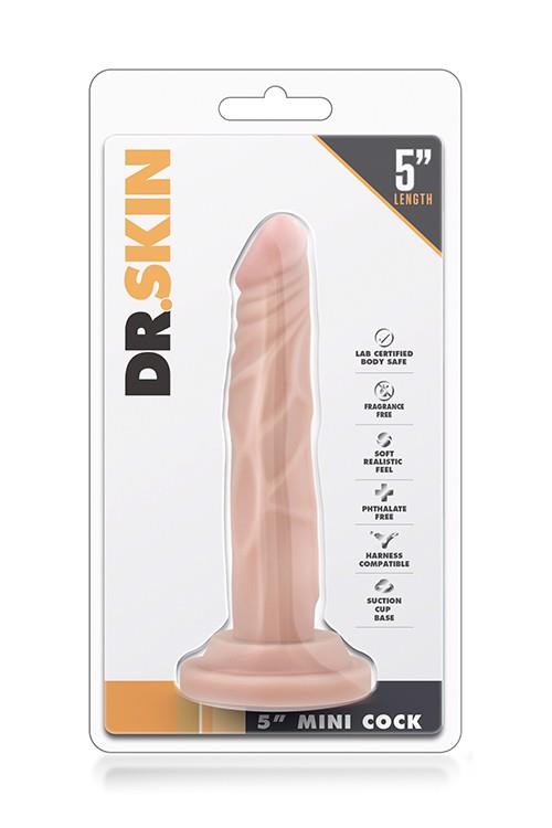 1-Dildo-dr. skin 5 inch mini cock flesh-1
