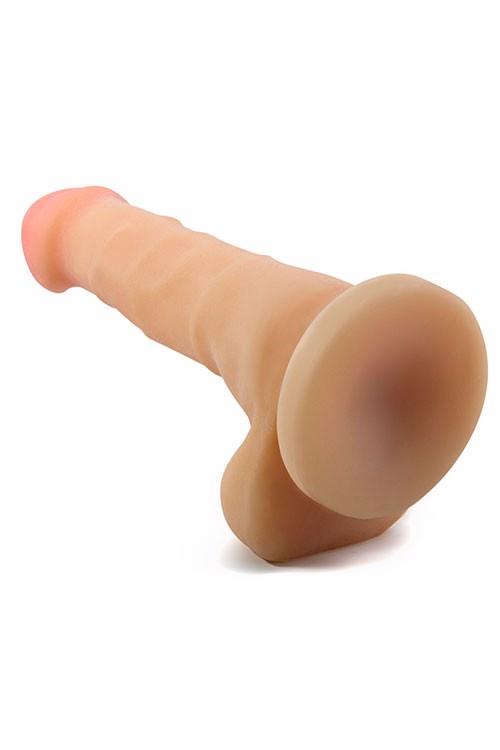6-Dildo bardzo realistyczny wyżyłowany giętki penis-6