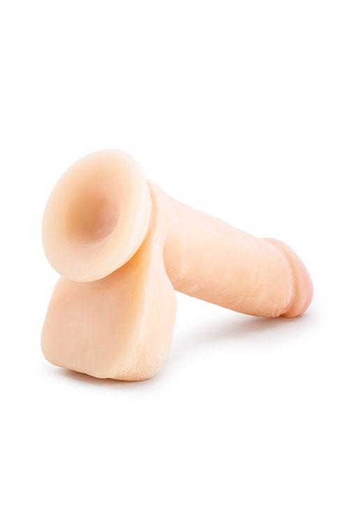 6-Cielisty realistyczny miękki penis dildo 20 cm-6