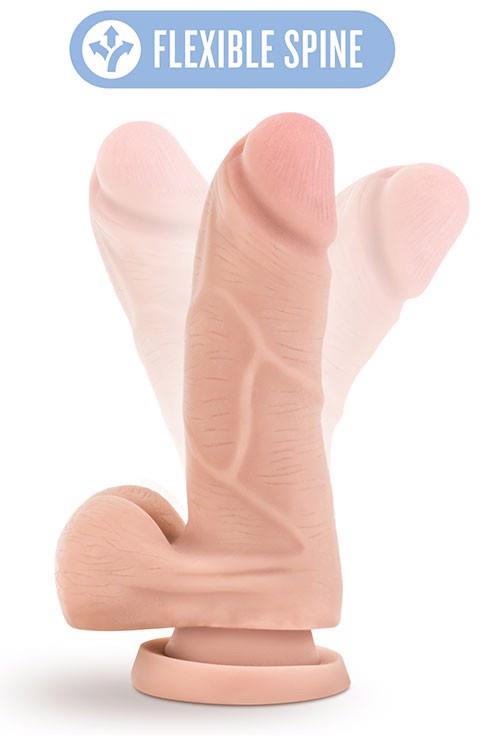5-Dildo-au naturel 5.5inch mighty mike beige-5