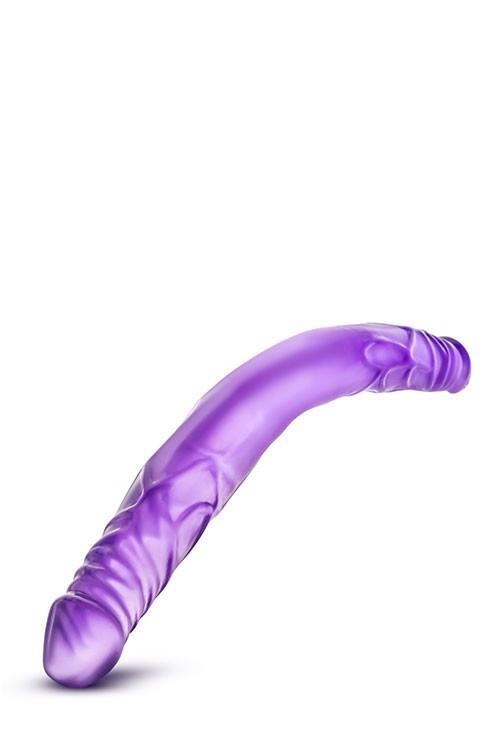 4-Dildo-b yours 14""""double dildo purple-4