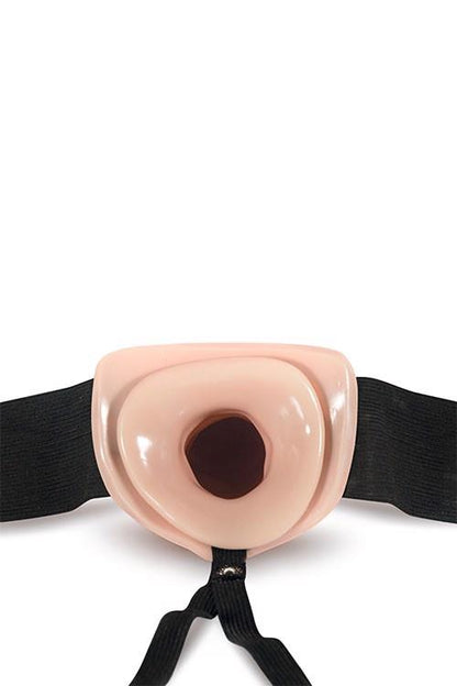6-Proteza-DR. SKIN 7INCH HOLLOW STRAP ON VANILLA-6