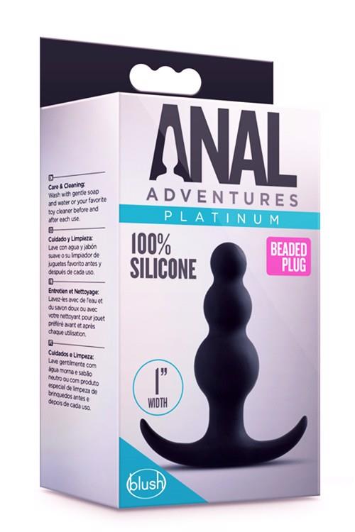 2-ANAL ADVENTURES PLATINYM BEADED PLUG-2